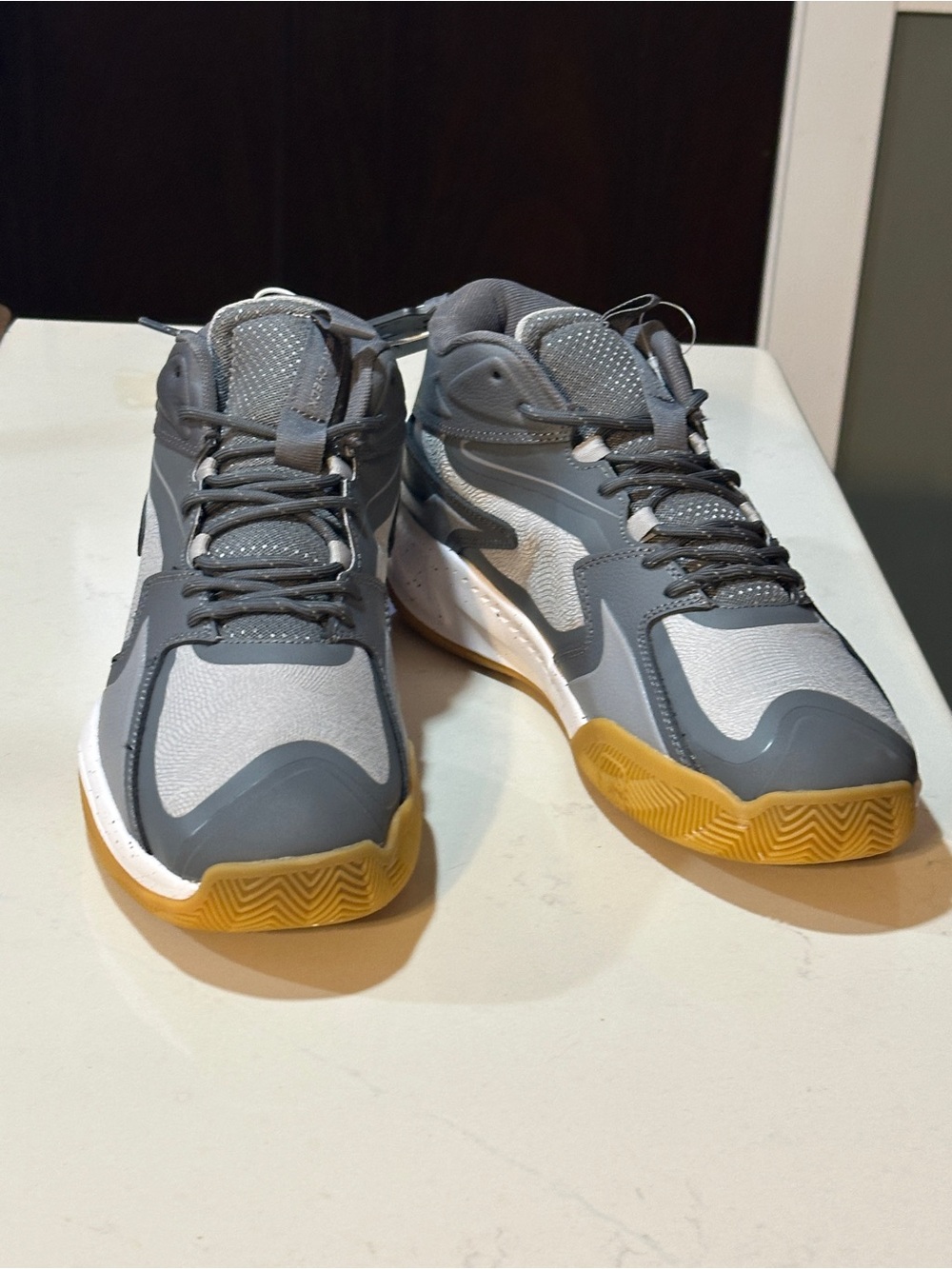 AND1 Men's Heatcheck basketball Sneakers Men Size 12 Gray Breathable Support - Picture 2 of 9